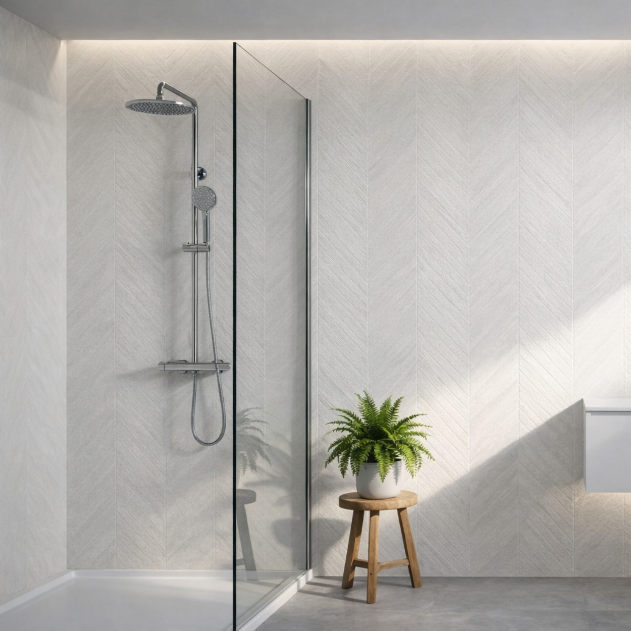 BMS Budget Line Midtown White Look Decor Wandtegel 30x90cm
